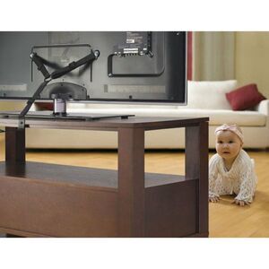 Sanus Anti Tip TV Safety Strap for Flat Panel TV up to 70" in Black NIB